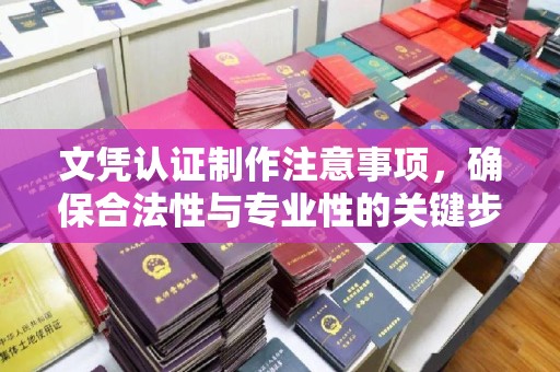 沙坡头文凭认证制作注意事项，确保合法性与专业性的关键步骤