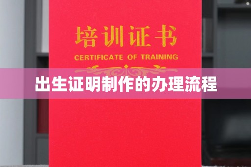 沙坡头出生证明制作的办理流程