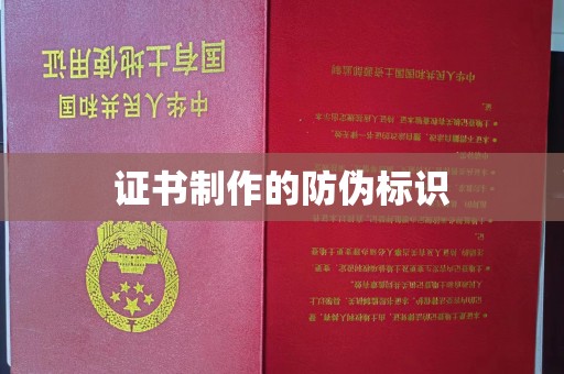 沙坡头证书制作的防伪标识