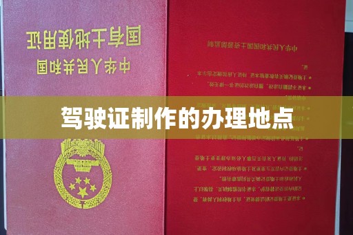 沙坡头驾驶证制作的办理地点
