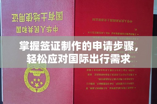 沙坡头掌握签证制作的申请步骤，轻松应对国际出行需求