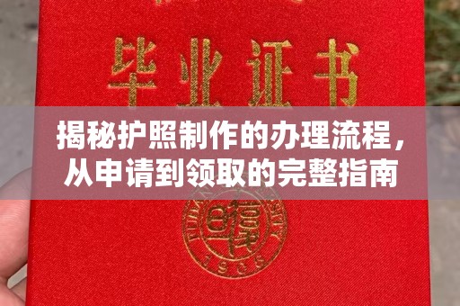 沙坡头揭秘护照制作的办理流程，从申请到领取的完整指南