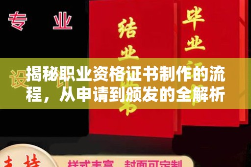 沙坡头揭秘职业资格证书制作的流程，从申请到颁发的全解析