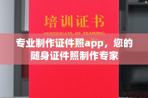沙坡头专业制作证件照app，您的随身证件照制作专家