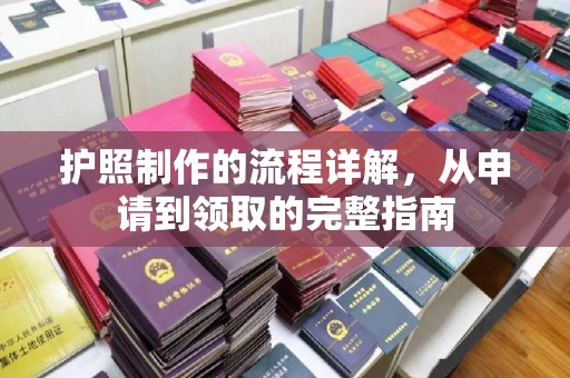 沙坡头护照制作的流程详解，从申请到领取的完整指南